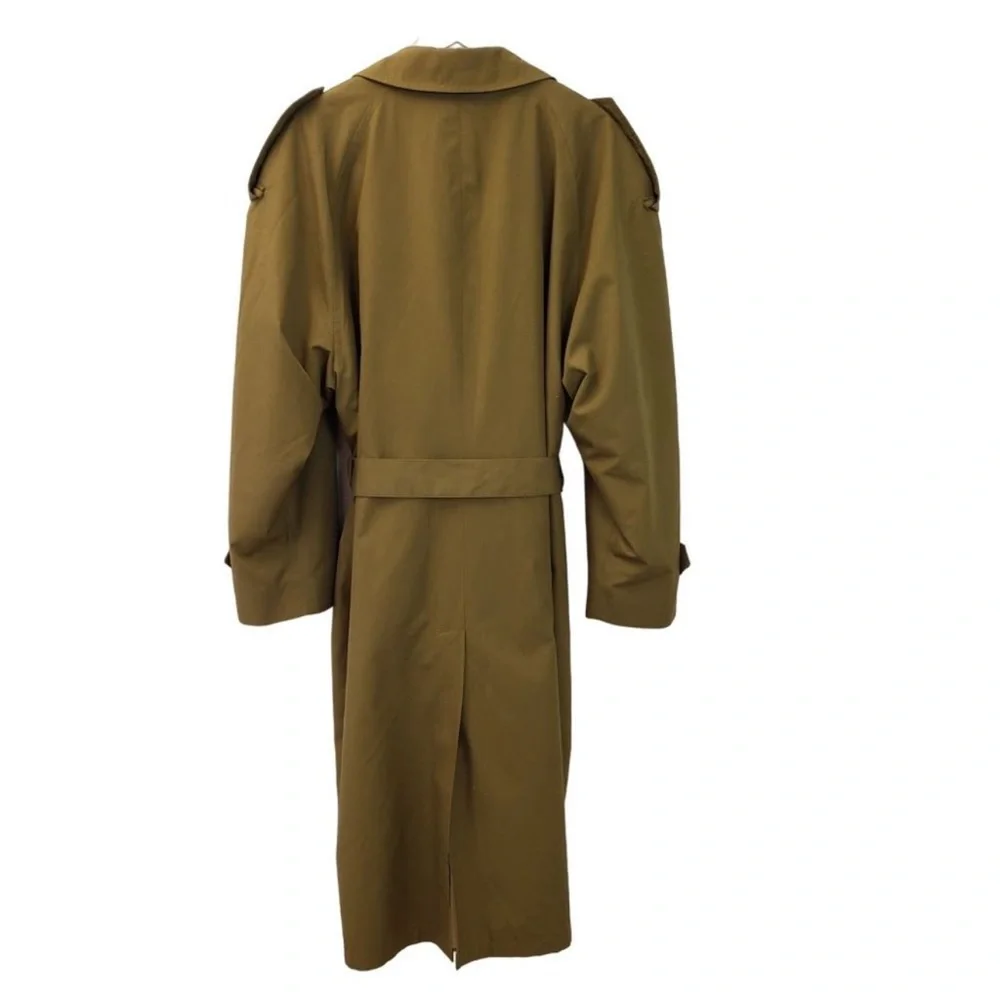 Christian Dior Monsieur Belted Trench Coat w/Wool Blend Liner Size 44R - Picture 2 of 8